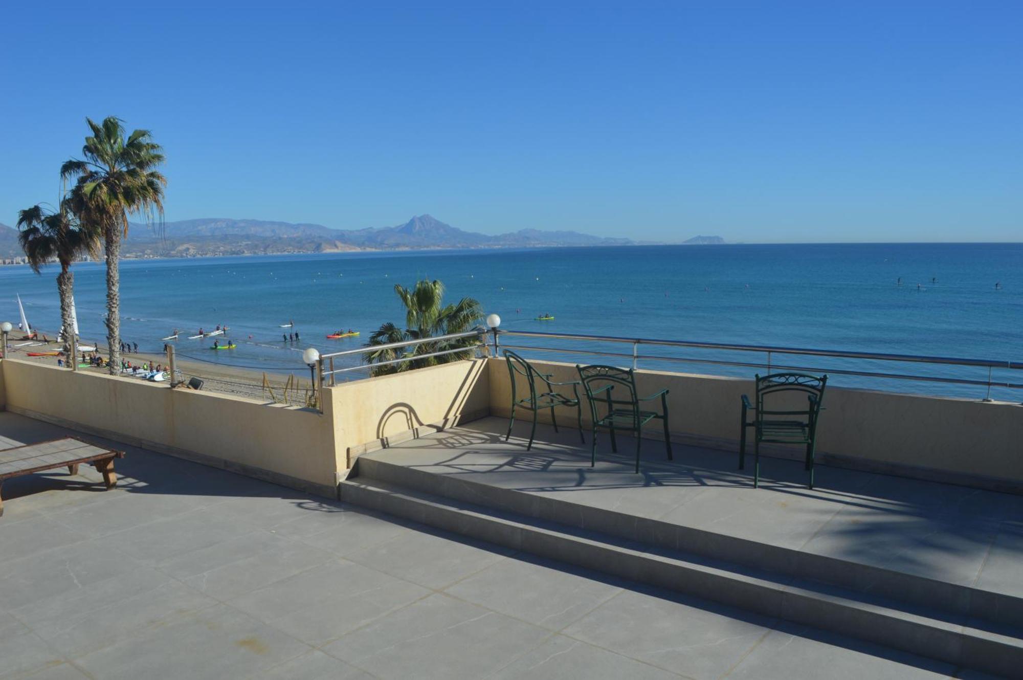 Excepcional Apartamento Loft A Pie De Playa En Chalet Roquetes Alicante Eksteriør bilde